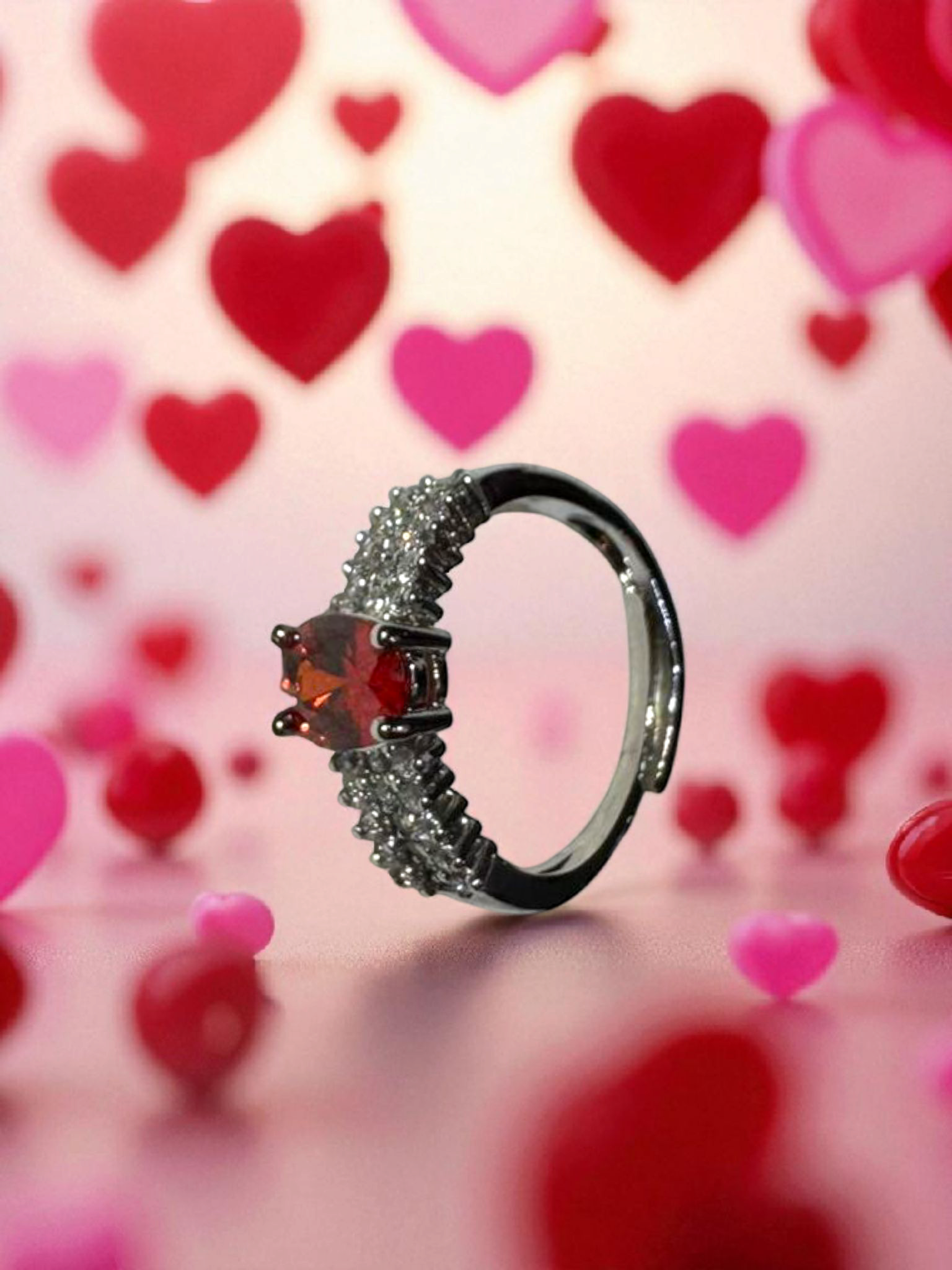 Scarlet Spark Ring