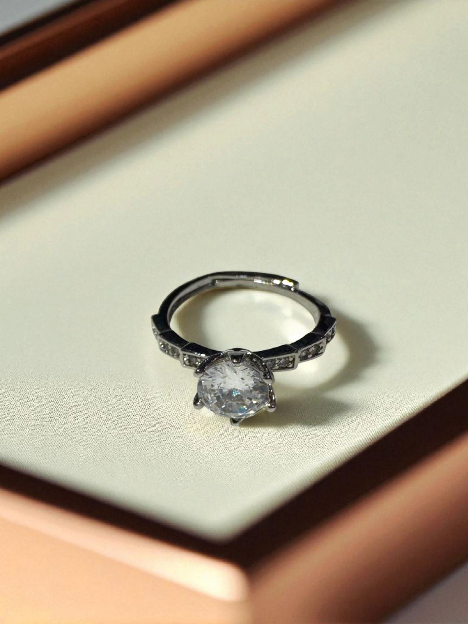 Radiant Halo Ring