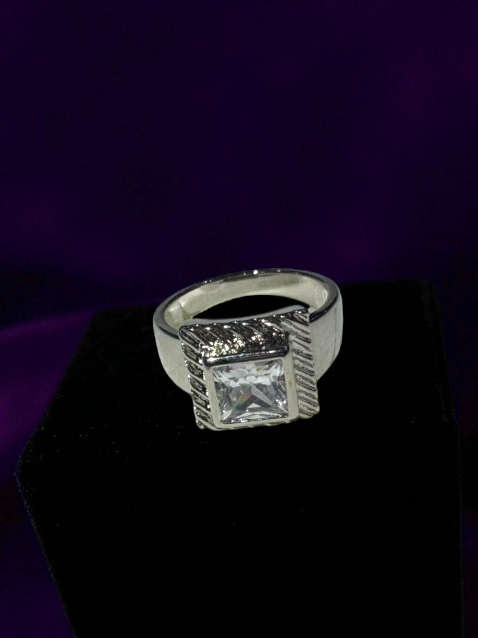 Radiant Square Ring