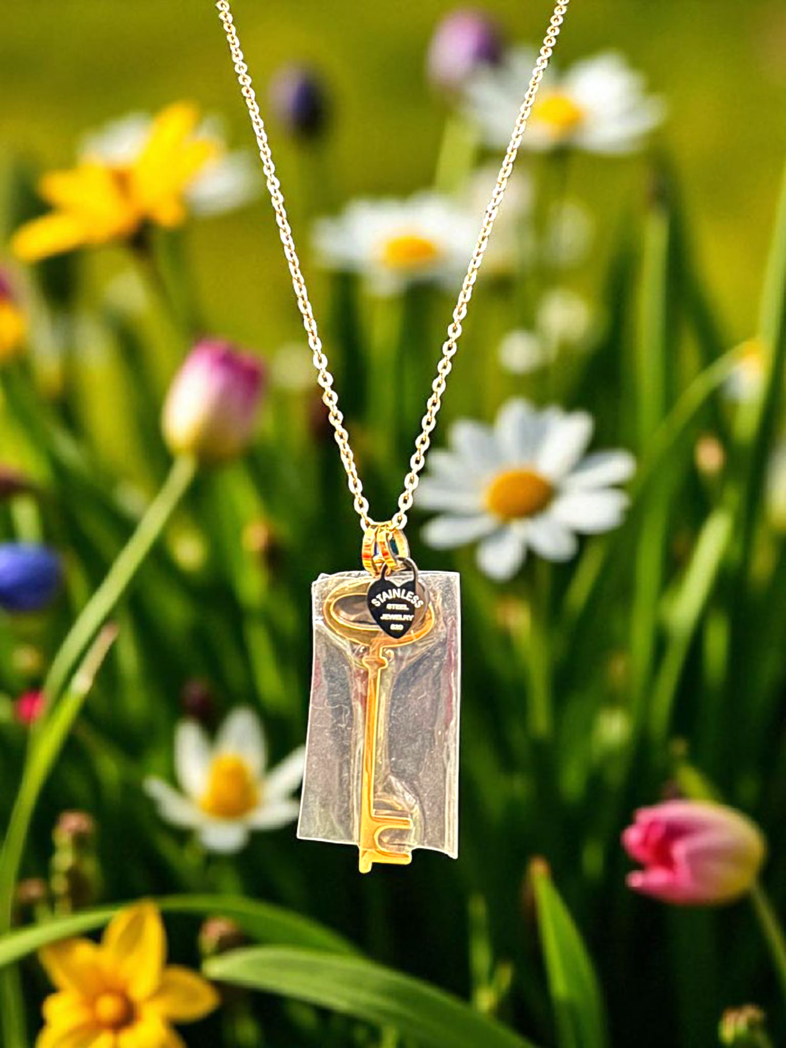 Key to Bloom Pendant