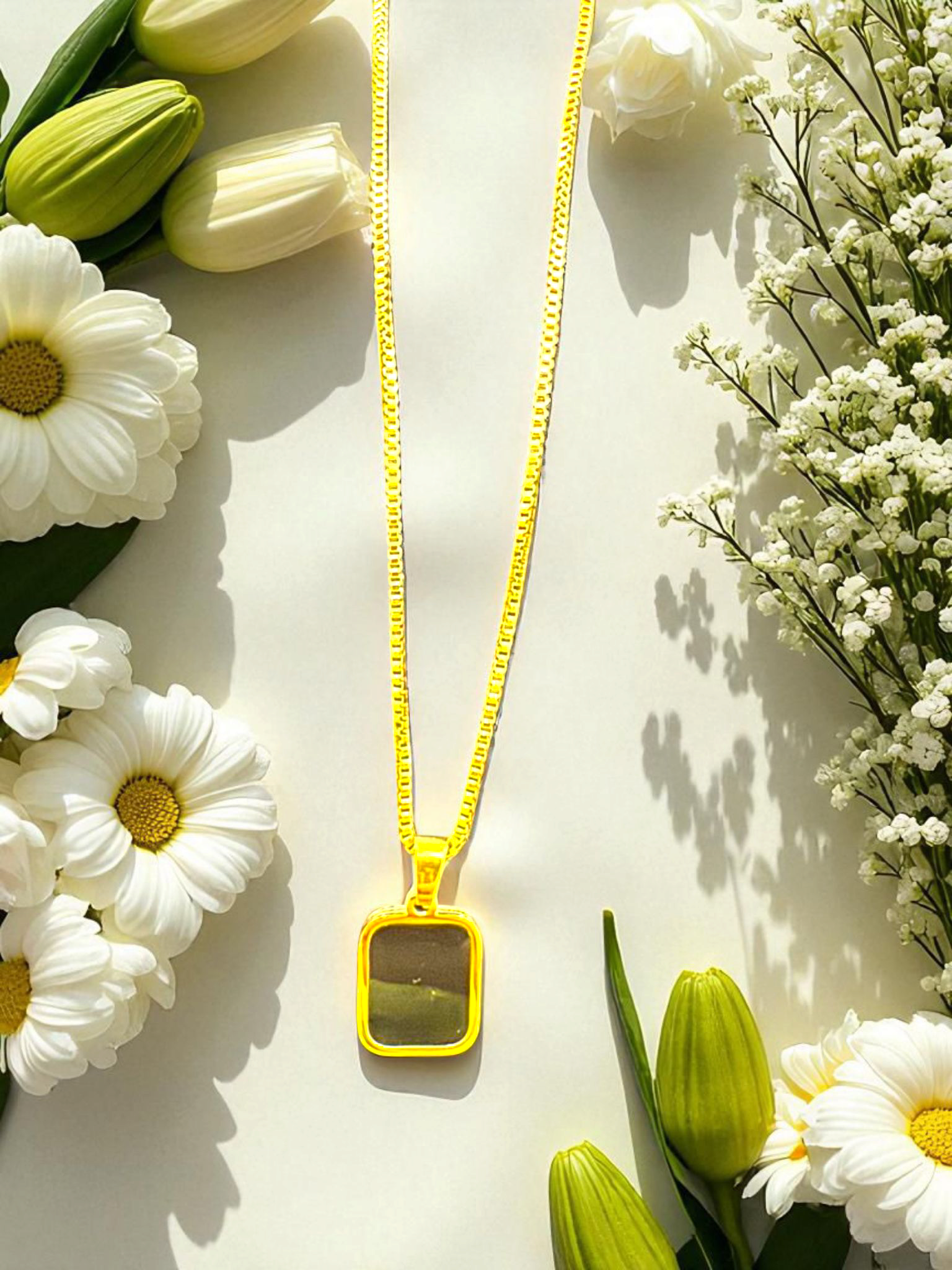 Golden Glow Charm Pendant