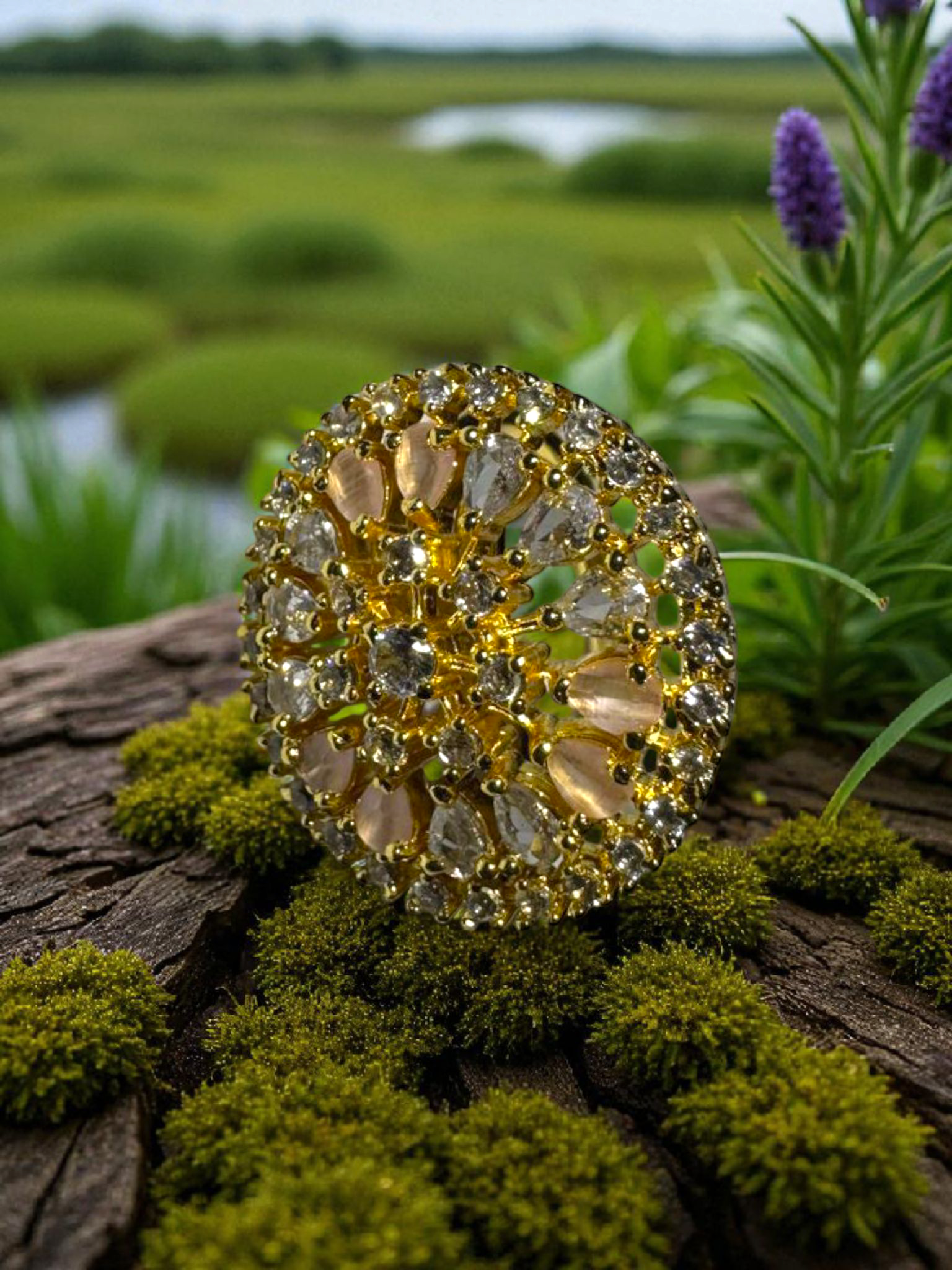 Sunlit Bloom Ring