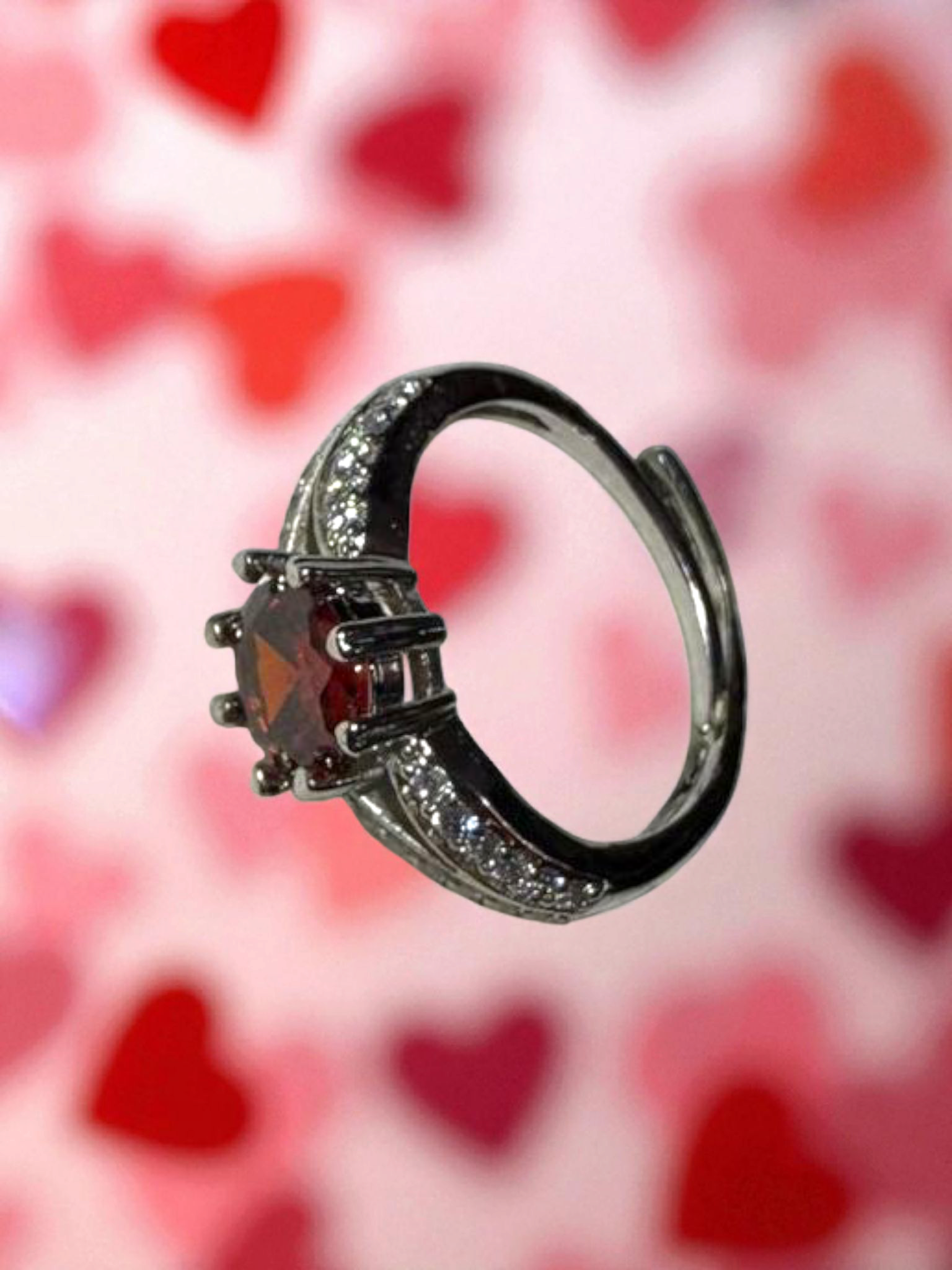 Crimson Radiance Ring