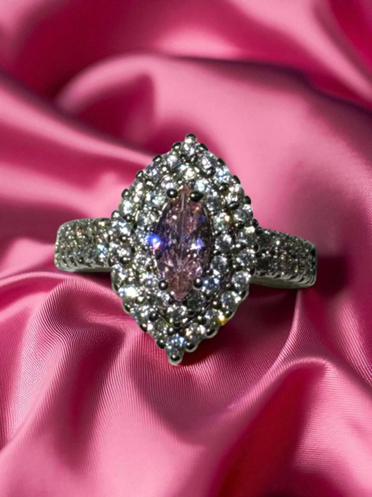 Crimson Halo Ring