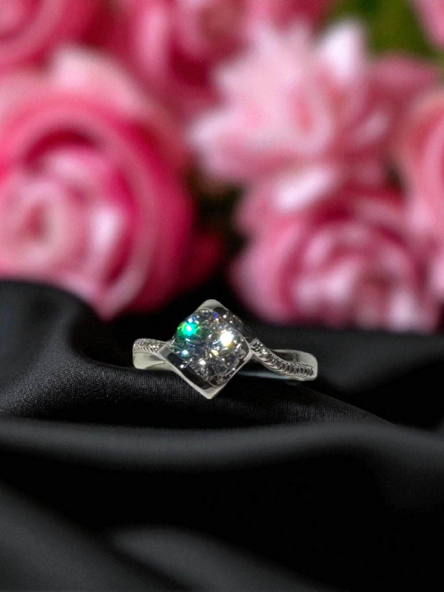 Radiant Curve Ring