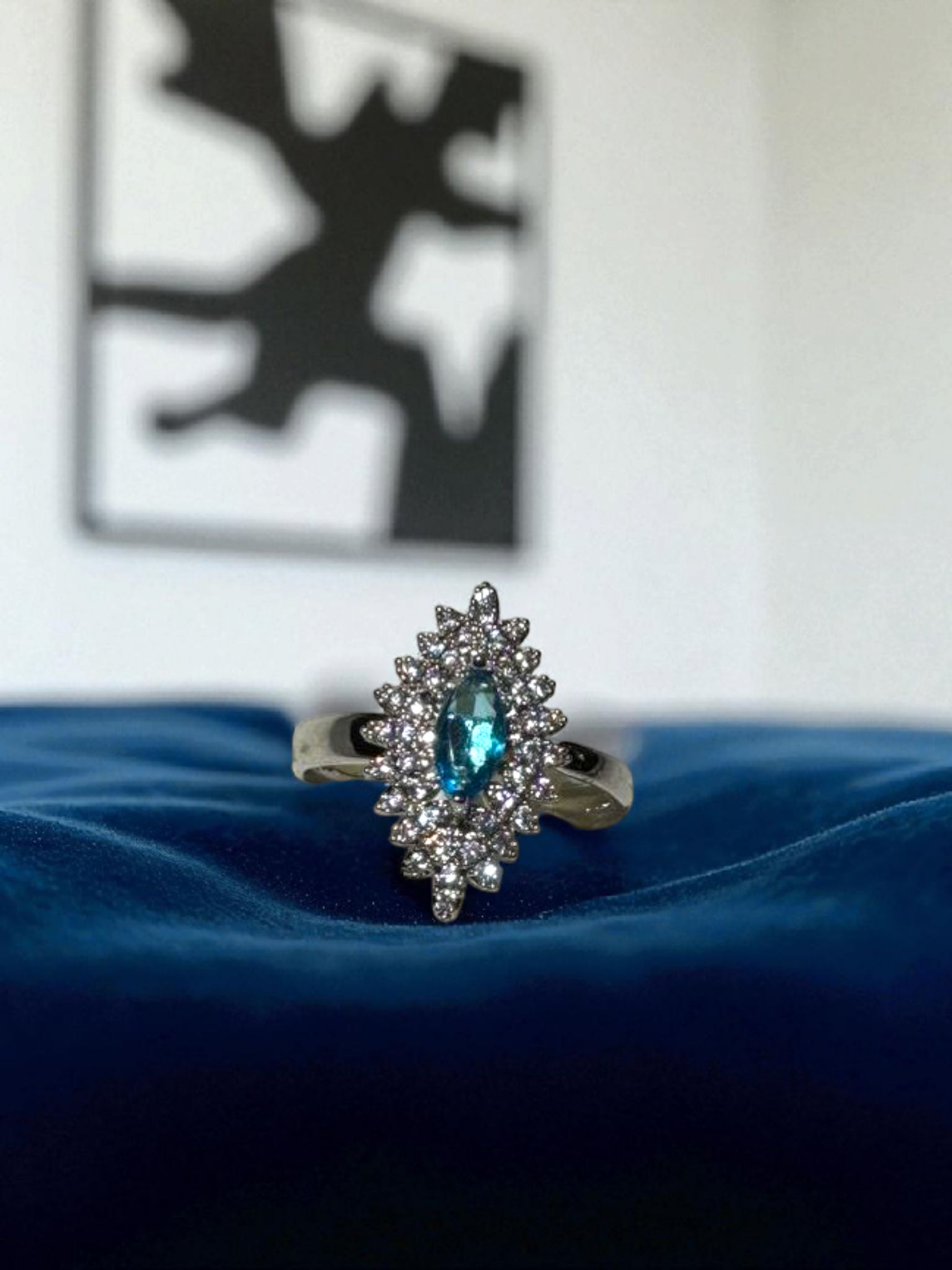 Blue Mirage Ring