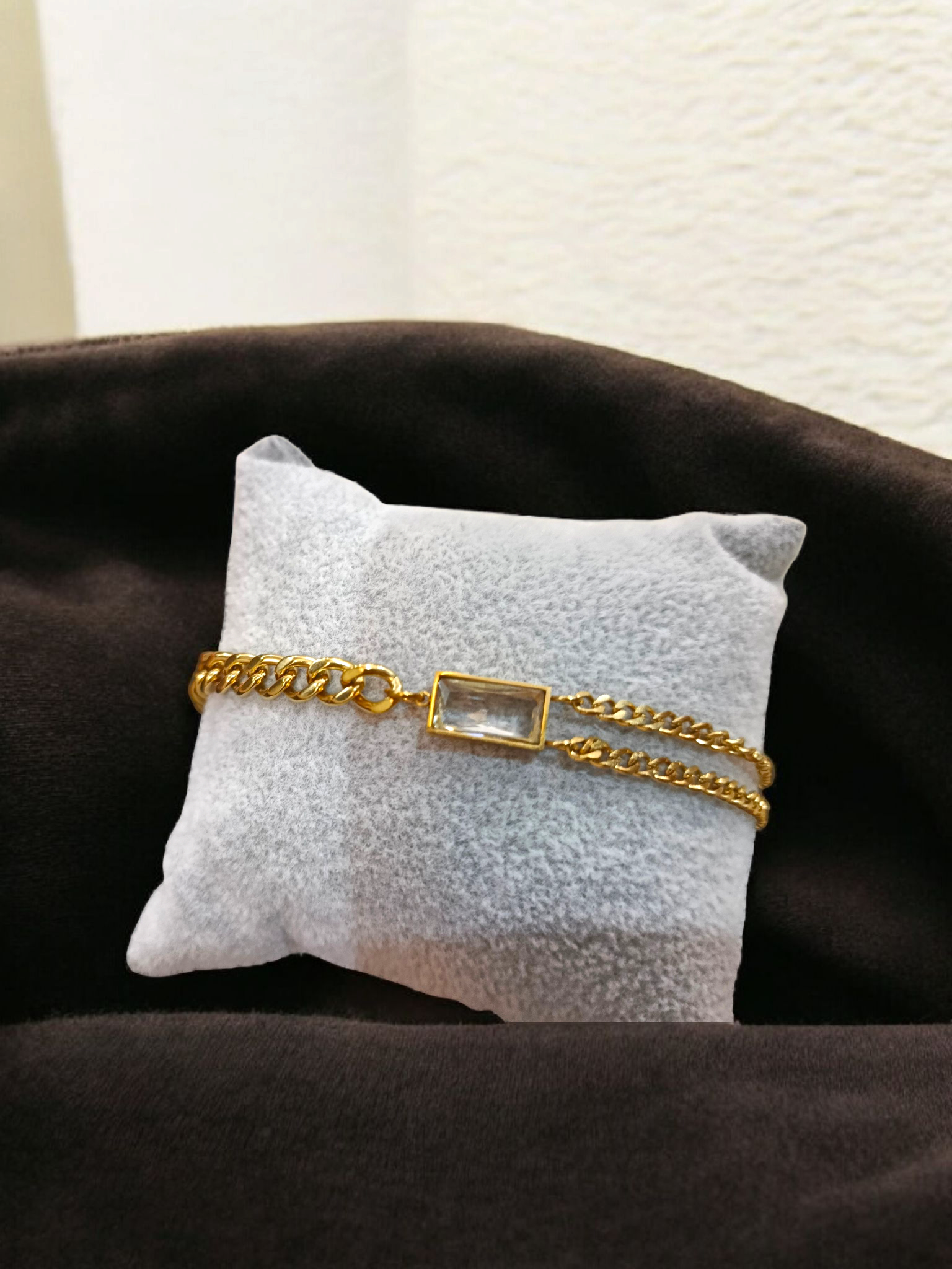 double and single chain bracelet 025