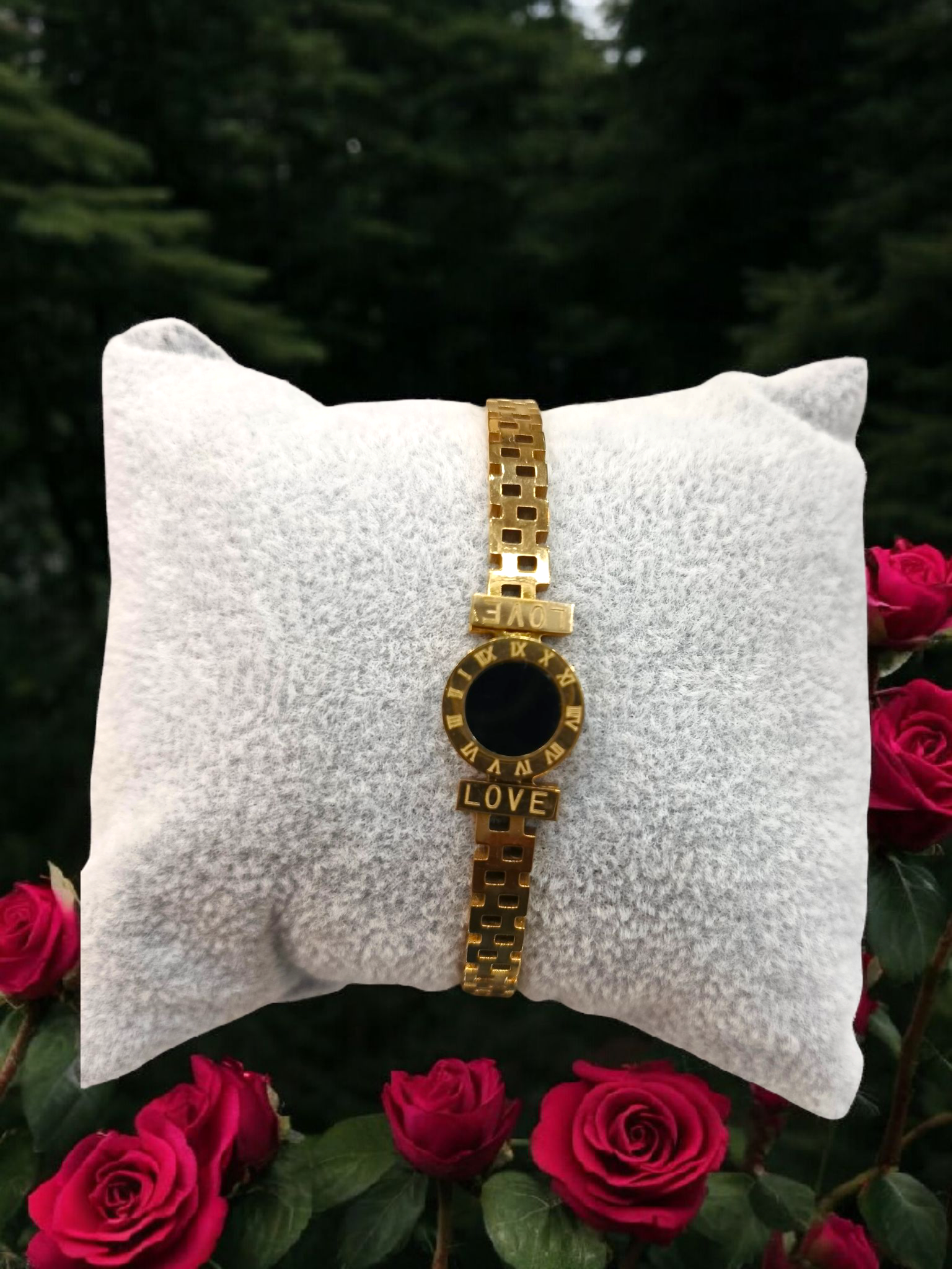 Black moon cuff bracelet 032