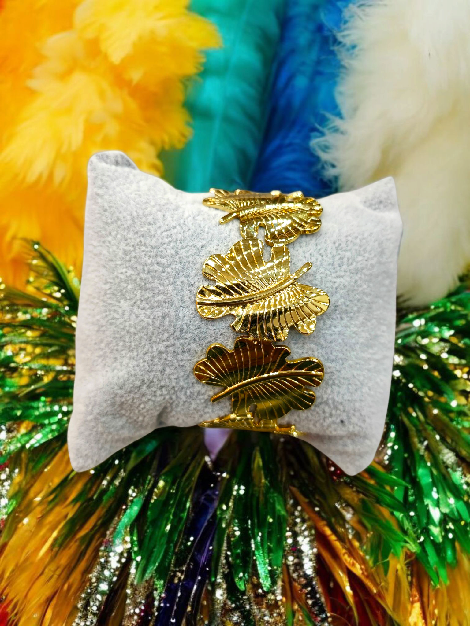 Golden Leaf Bracelet