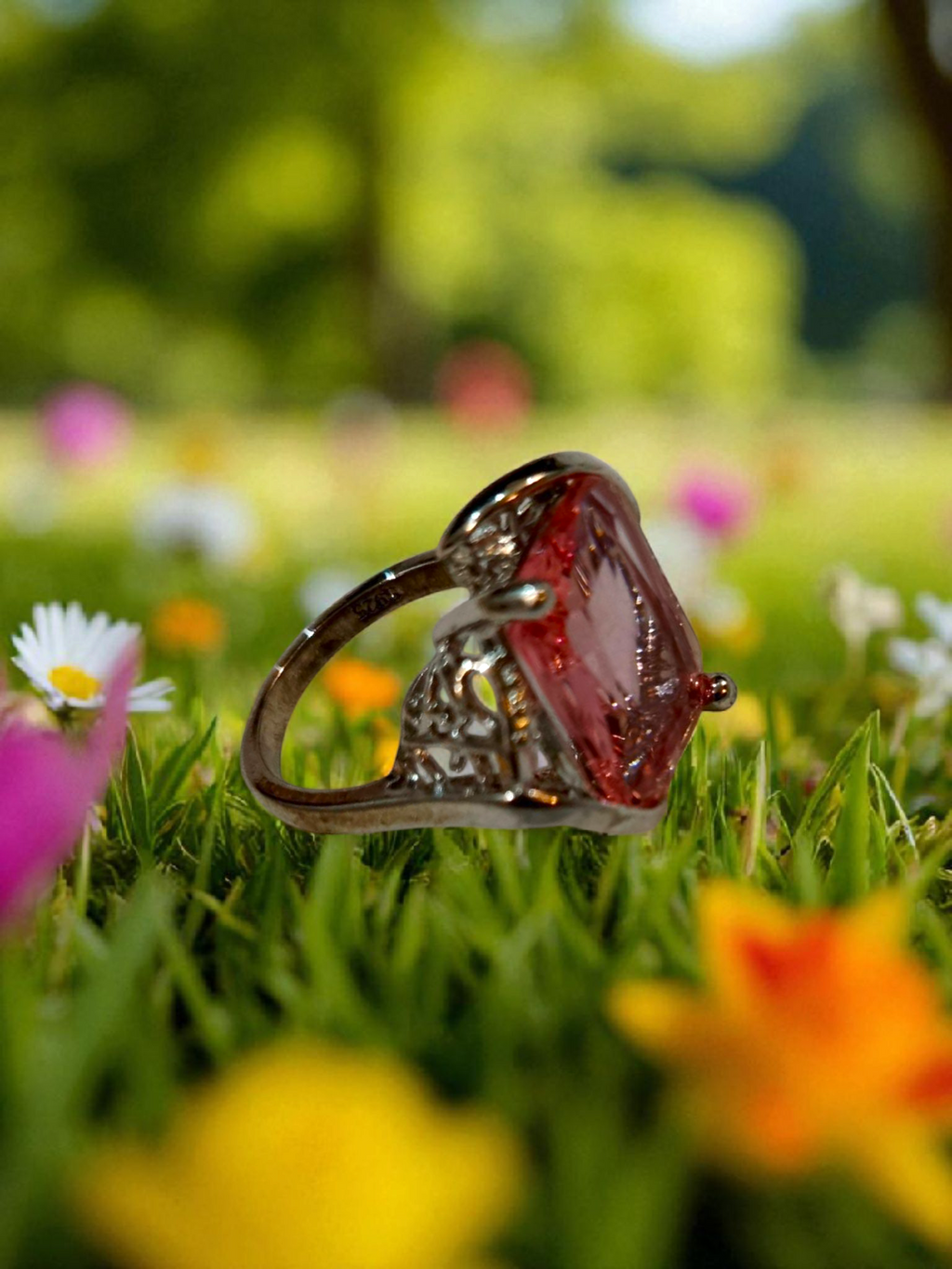 Rose Quartz Reverie Ring
