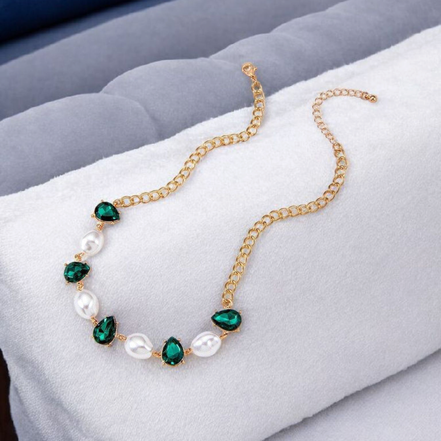 Pearl & Stone Necklace
